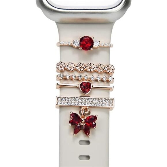 NEW Heart Butterfly Apple Watch Band Charms
